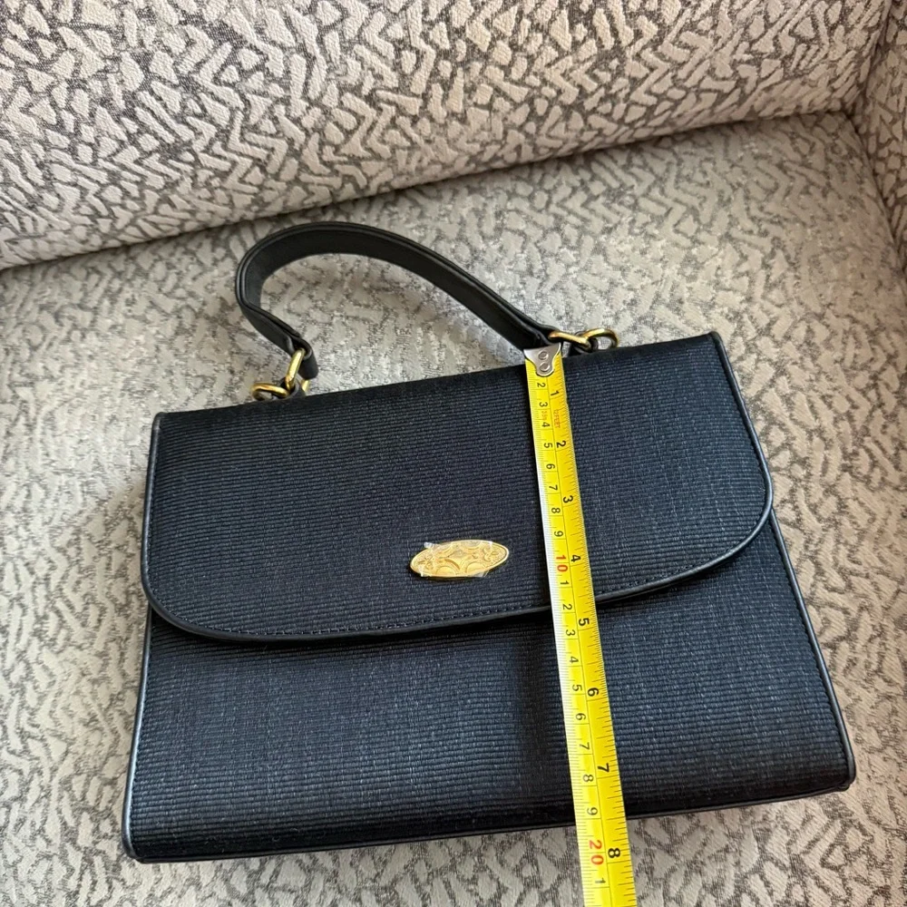 Genuine Horse Hair Elegant Black Handbag